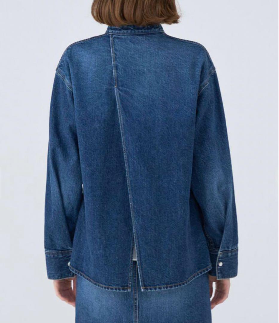 2025今シーズン商品　MACPHEEコットンデニム シャツブルゾン