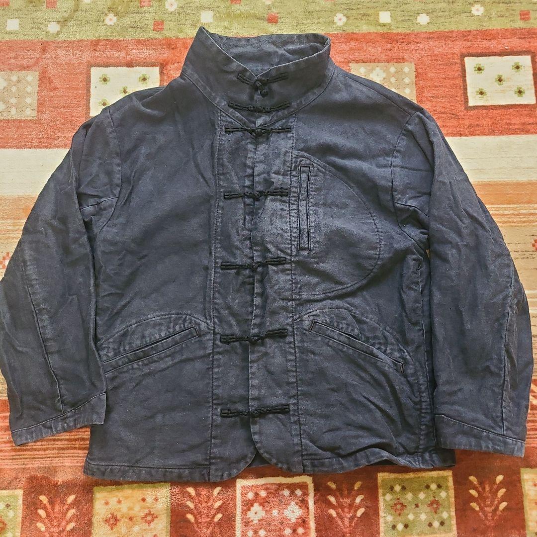 ポータークラシック チャイナジャケット モールスキン雰囲気良 M