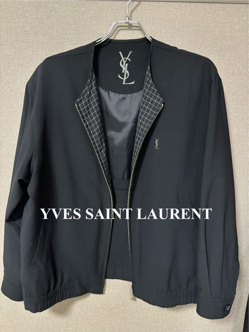 ノーカラージャケット　YVES SAINT LAURENT