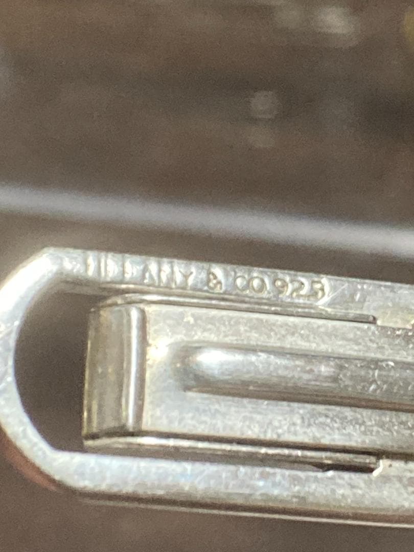 ティファニー シグネチャー クロス コンビ カフス SV925 K18 750