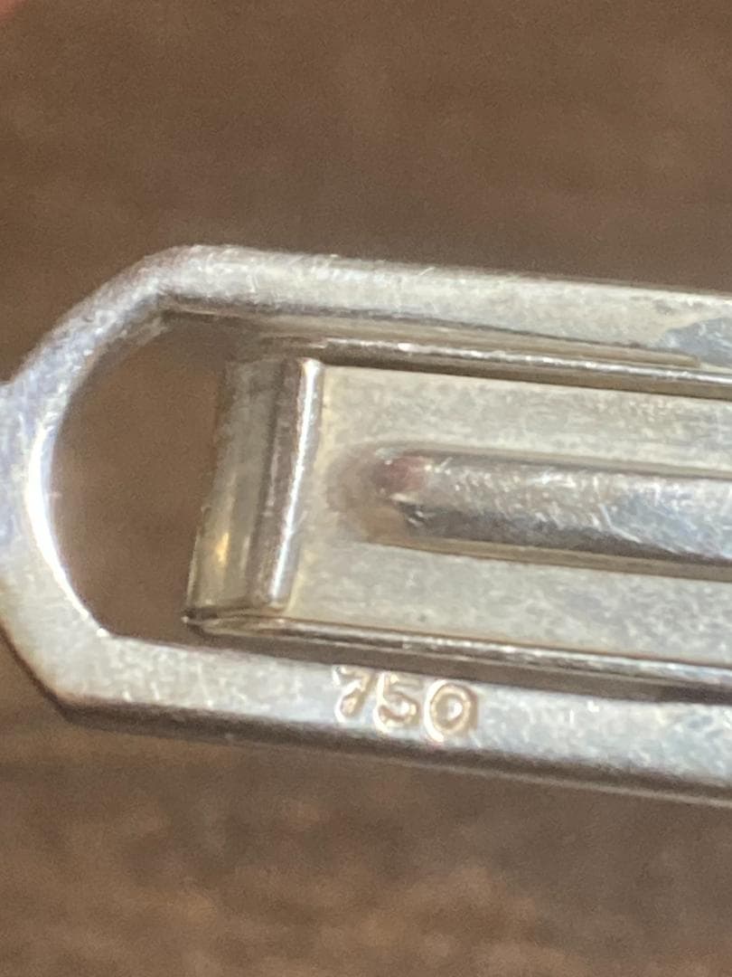 ティファニー シグネチャー クロス コンビ カフス SV925 K18 750