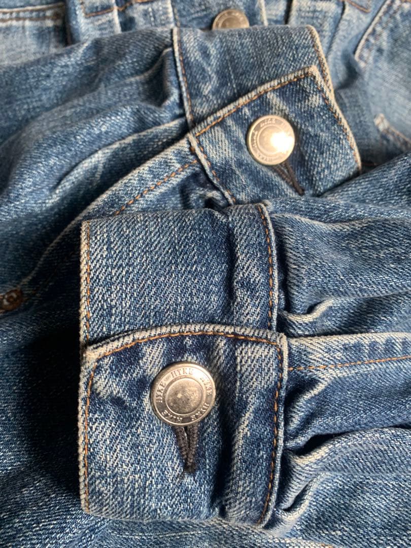 ハイク　HYKE BALOON SLEEVE DENIM JACKET TYPE