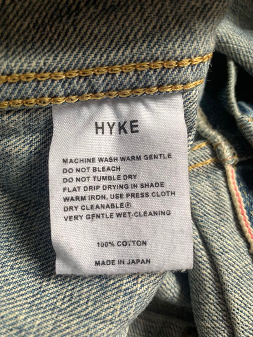 ハイク　HYKE BALOON SLEEVE DENIM JACKET TYPE