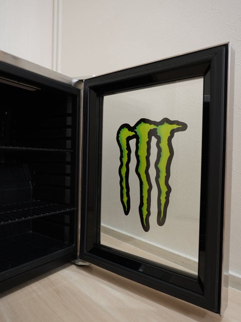 【ガレージ・店舗向け】Monster Energy デザイン カスタム冷蔵庫｜
