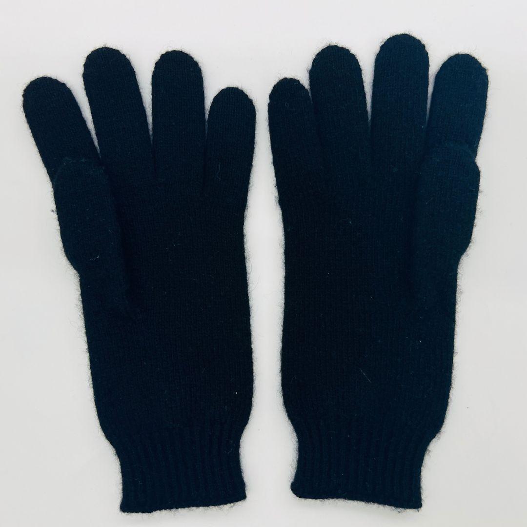 Suihei エルメス メドール　Mサイズ 手袋　グローブ ブラック カシ