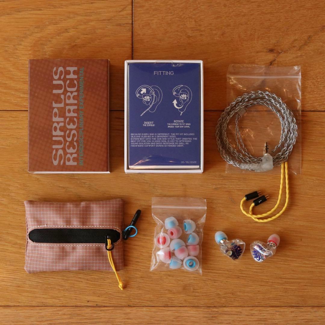 Surplus Research SR-002 V 3.1 イヤホン