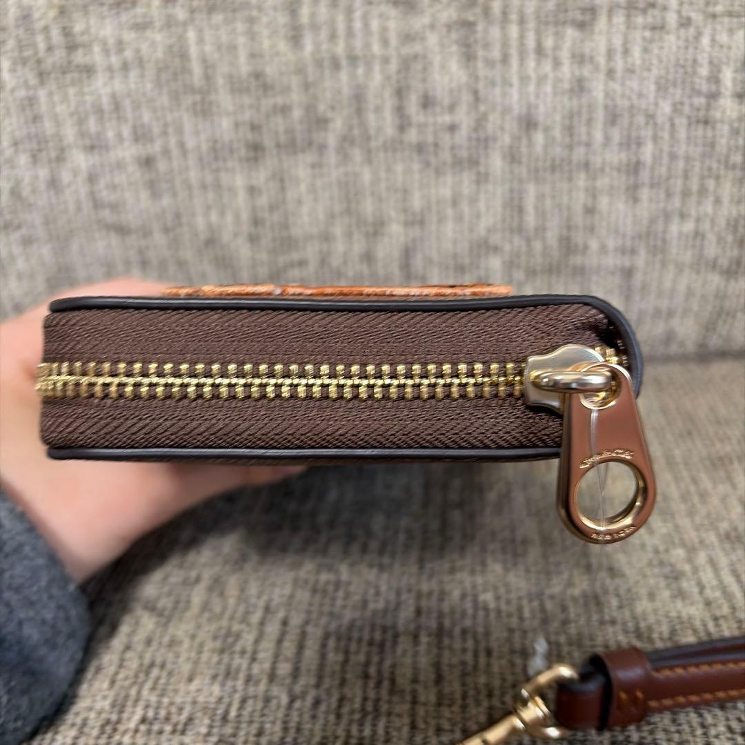 専用COACH X PEANUTS　長財布　スヌーピー　ワッペン　ラウンドジップ