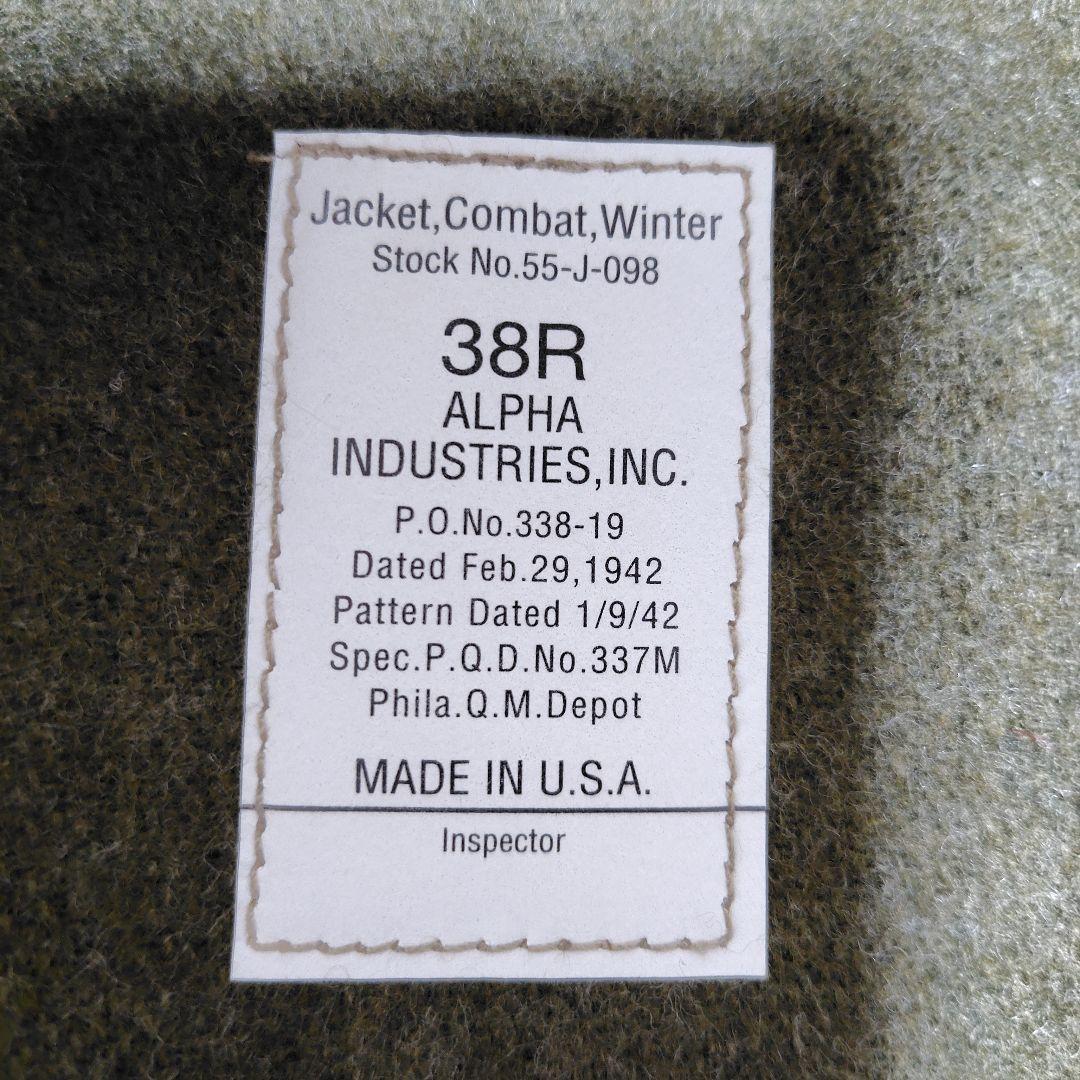 チ*君様 ALPHA INDUSTRIES タンカースジャケット 1942年モデ