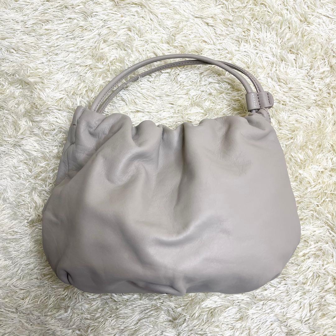 極美品【russet】レザー4way巾着ショルダーバッグ［chi企画］