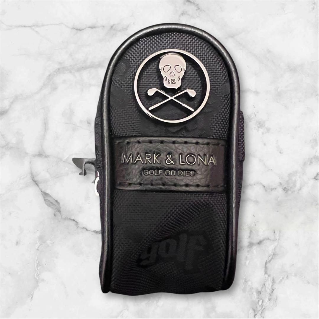 MARK & LONA ゴルフポーチ ブラック