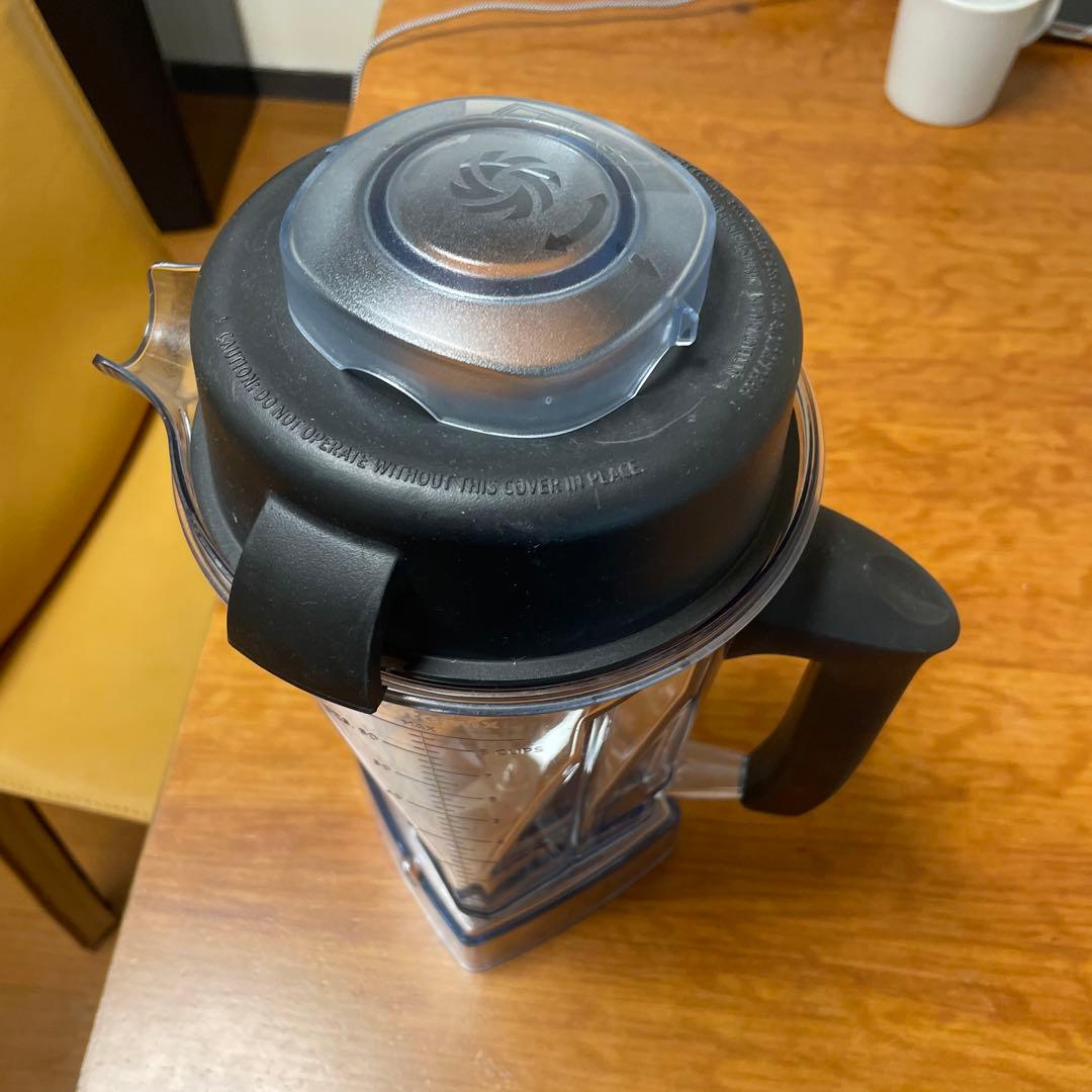Vitamixブレンダー容器のみ 2リットル 透明/黒 透明プラスチック製