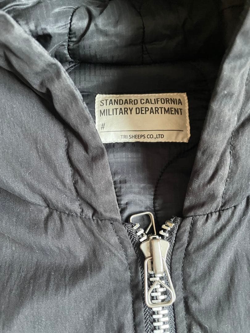 SD リバーシブルアーミーフードコート モッズコート 黒 スタカリ