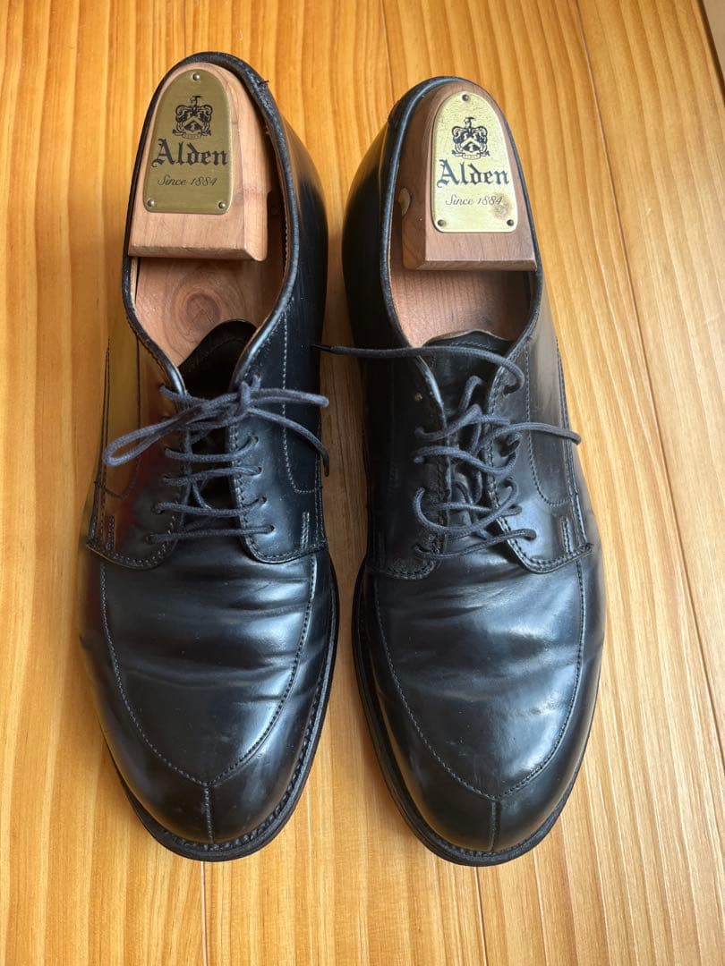 Alden　コードバン　Vチップ　7.5D オールデン