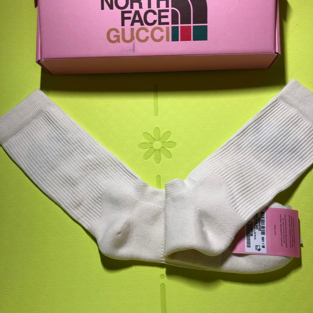 GUCCI ×THE NORTH FACE⭐️ソックス　新品未使用　メンズ　M