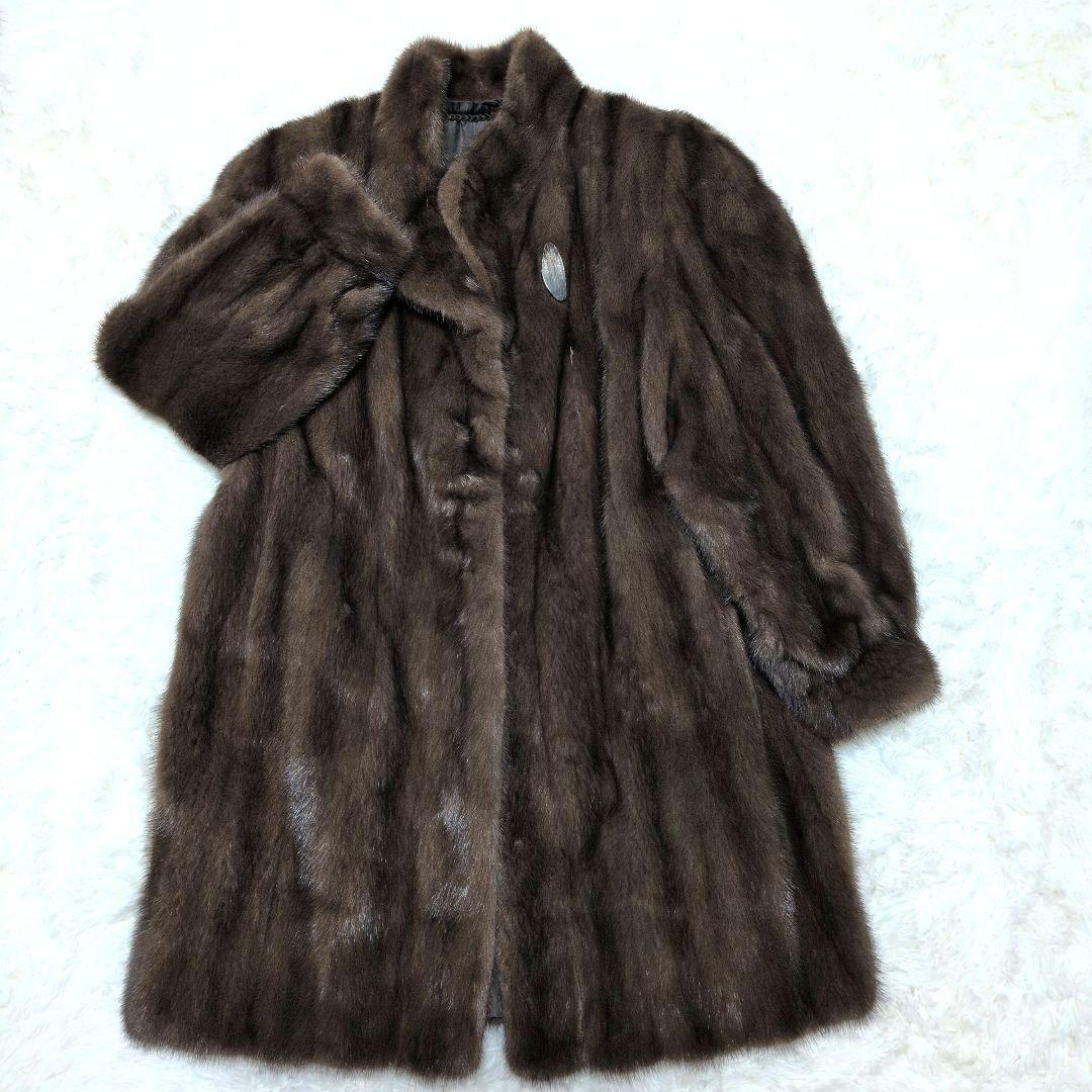 【極美品】サガミンク　SURELLE MEISEL-PESKINファーコート