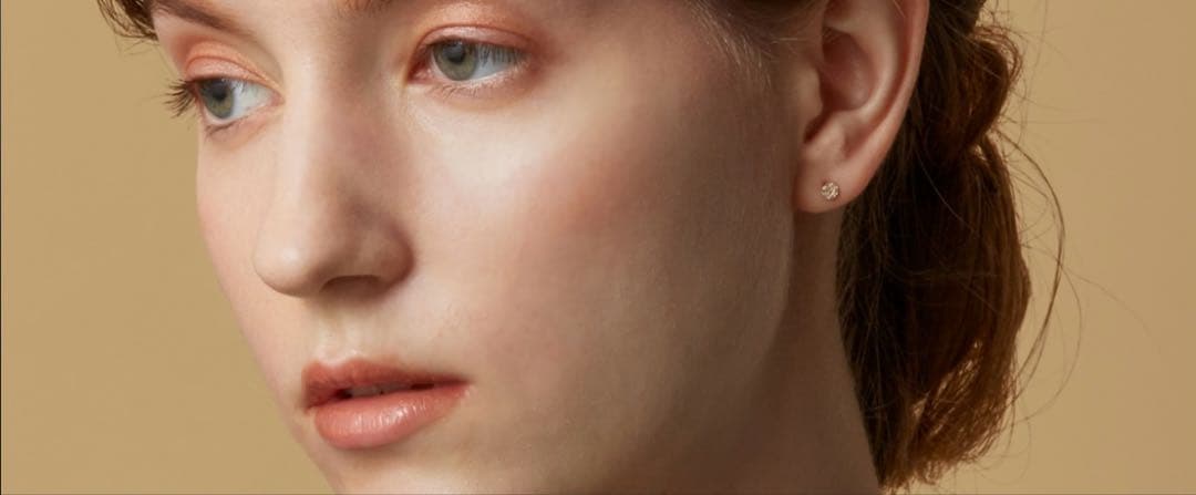 美品✨agete アガット K10ダイヤモンド ピアス キラキラ 片耳のみ