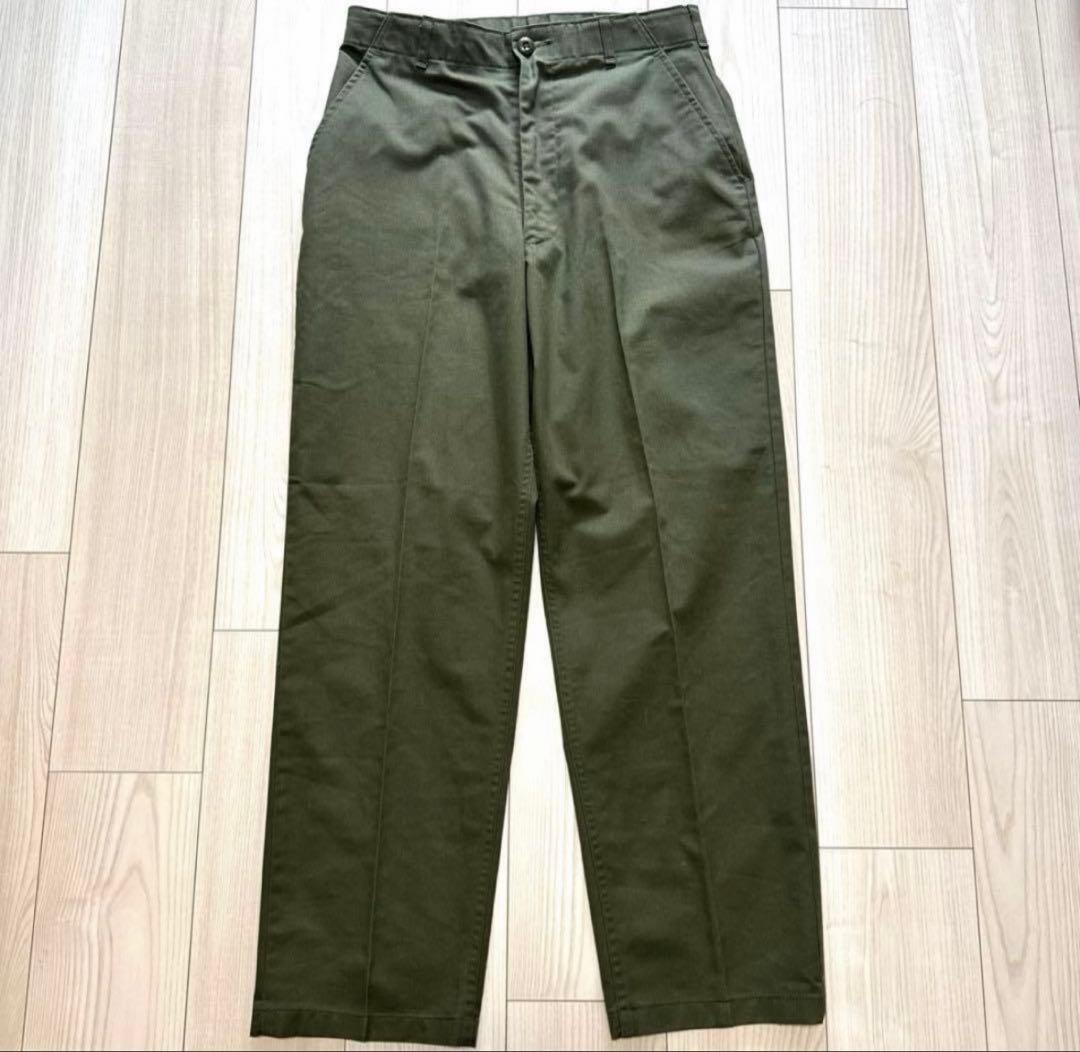 g*i様 美品　80s US army ベイカーパンツ　カーキ　ファティーグ　O