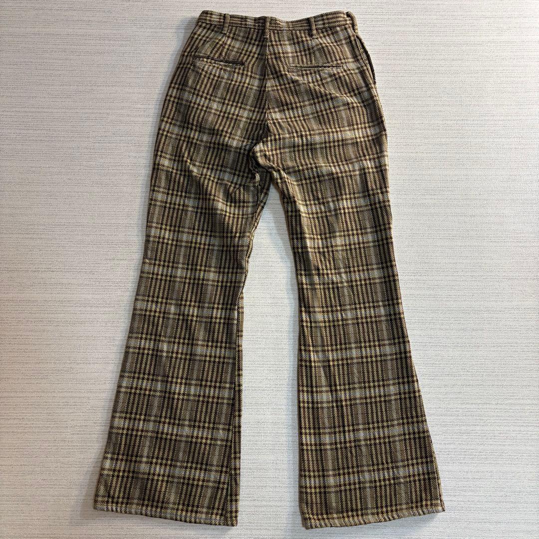 KAPITAL キャピタル フレアパンツ ブーツカット チェック