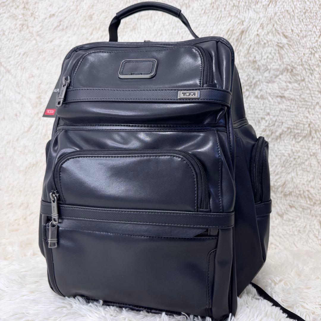 未使用級 トゥミ TUMI T-Pass オールレザー リュック アルファ3