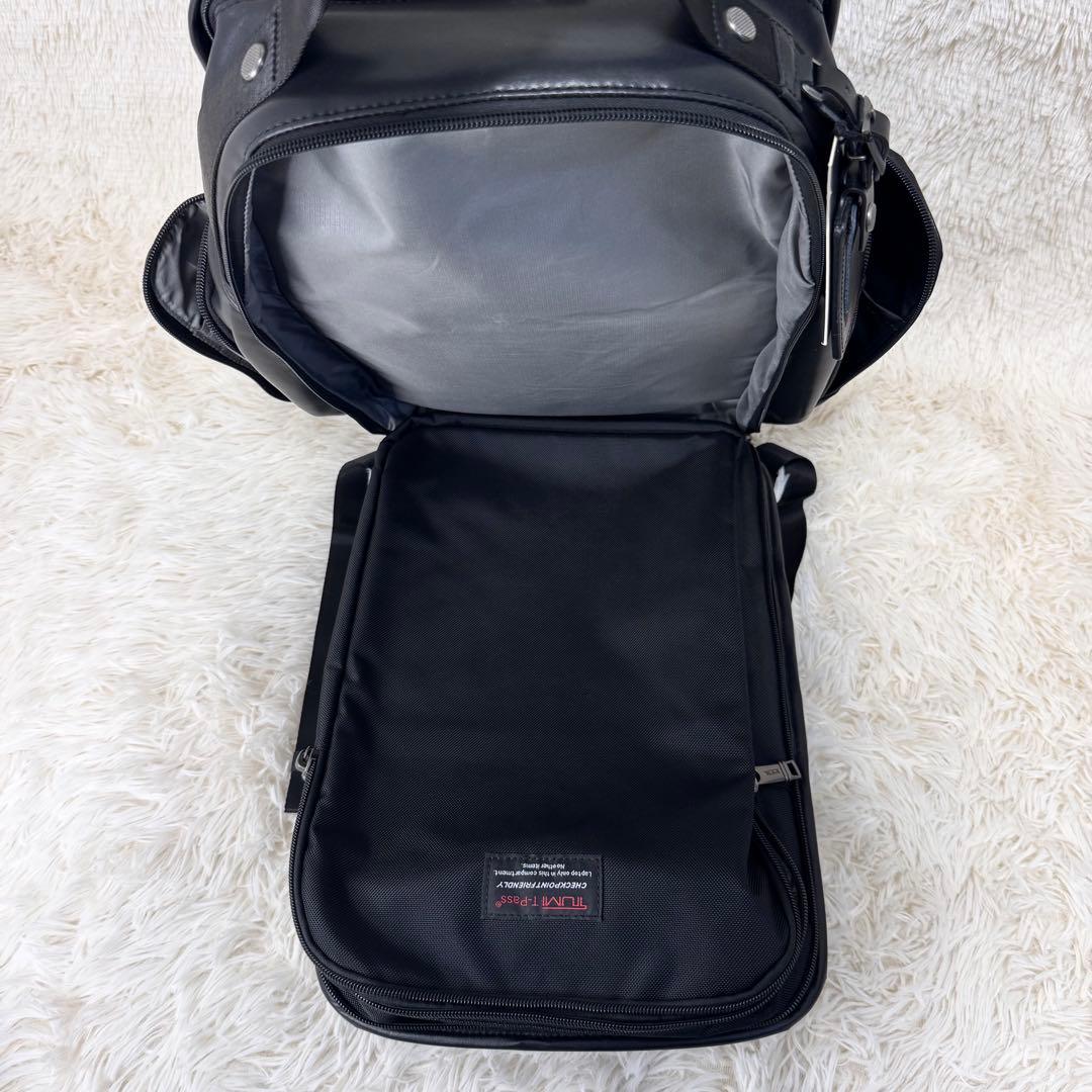 未使用級 トゥミ TUMI T-Pass オールレザー リュック アルファ3