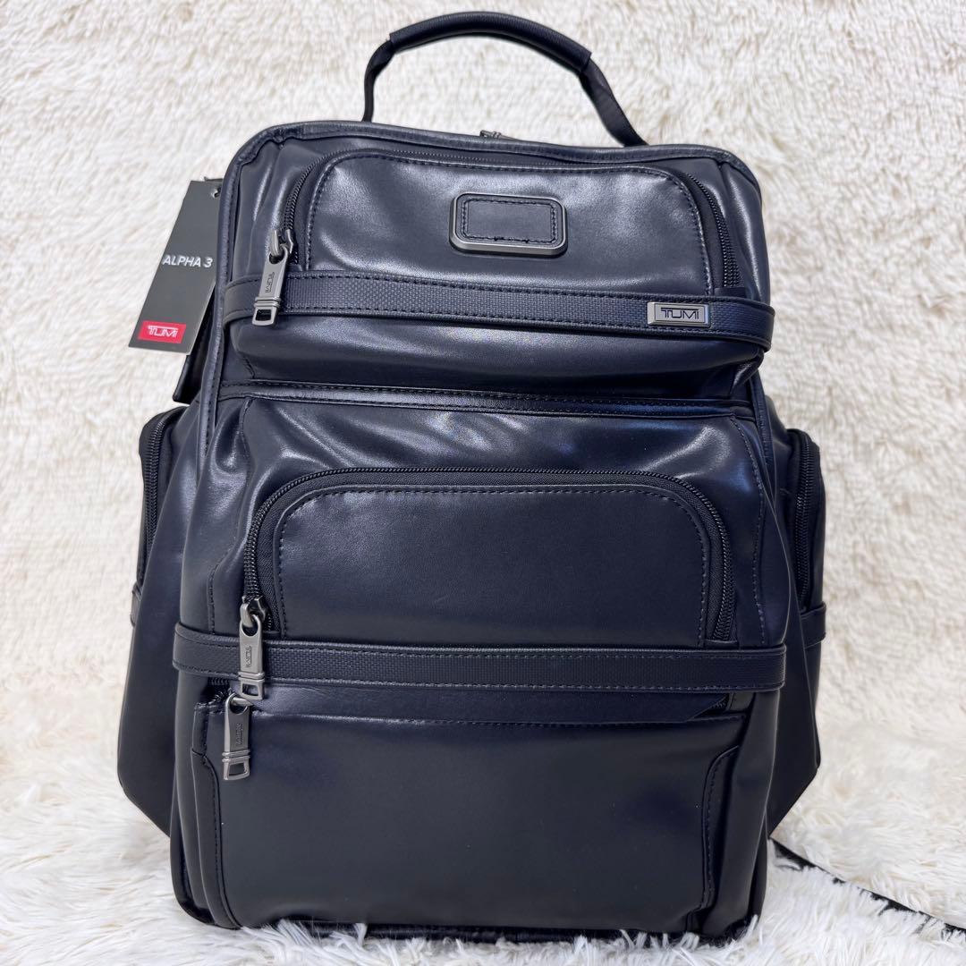 未使用級 トゥミ TUMI T-Pass オールレザー リュック アルファ3