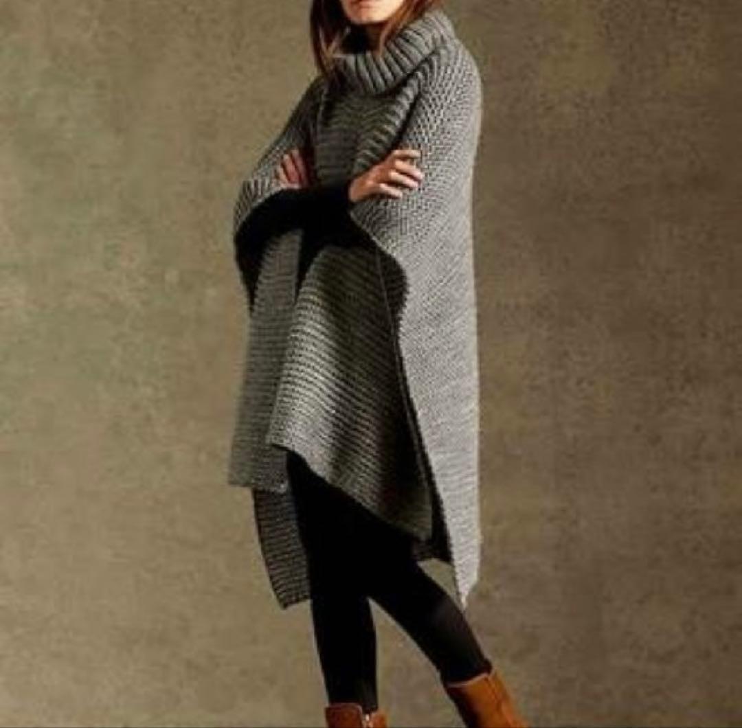 りちゃ さま専用UGG australia ⚫︎クポンチョ⚫︎未使用⚫︎ニット コート