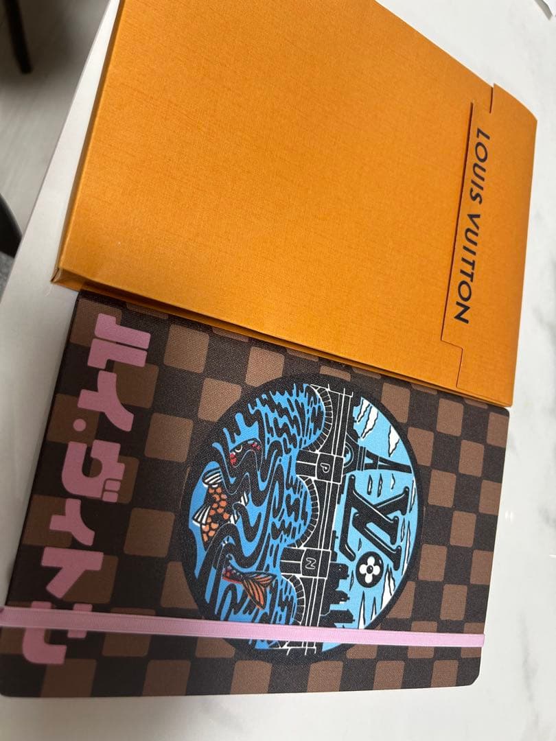Louis Vuitton チェック柄ノート A5