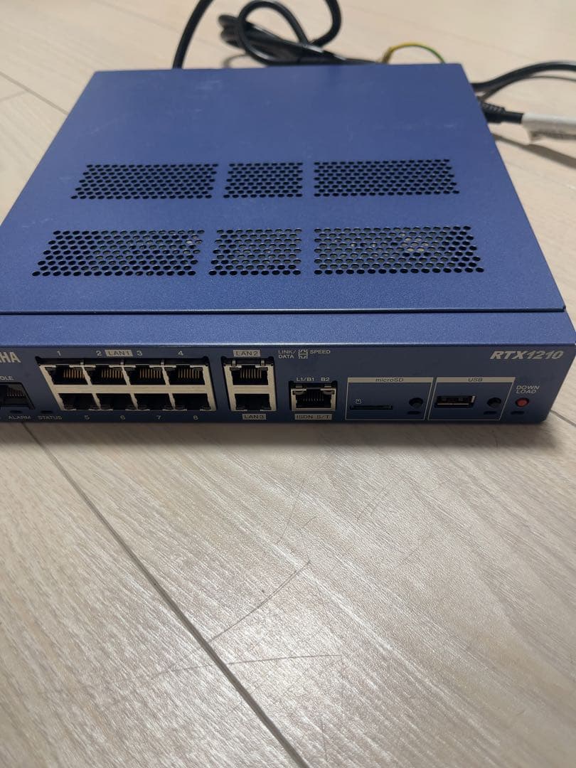 NETGEAR GS108PP & YAMAHA RTX1210セット