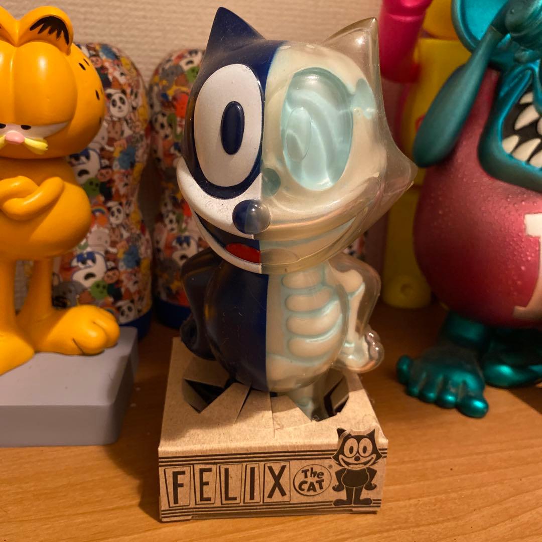 FELIX THE CAT フィギュア ソフビ スカル secret base