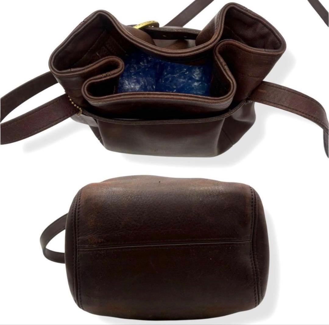 バッグ 00s old coach 4156 shoulderbag leather