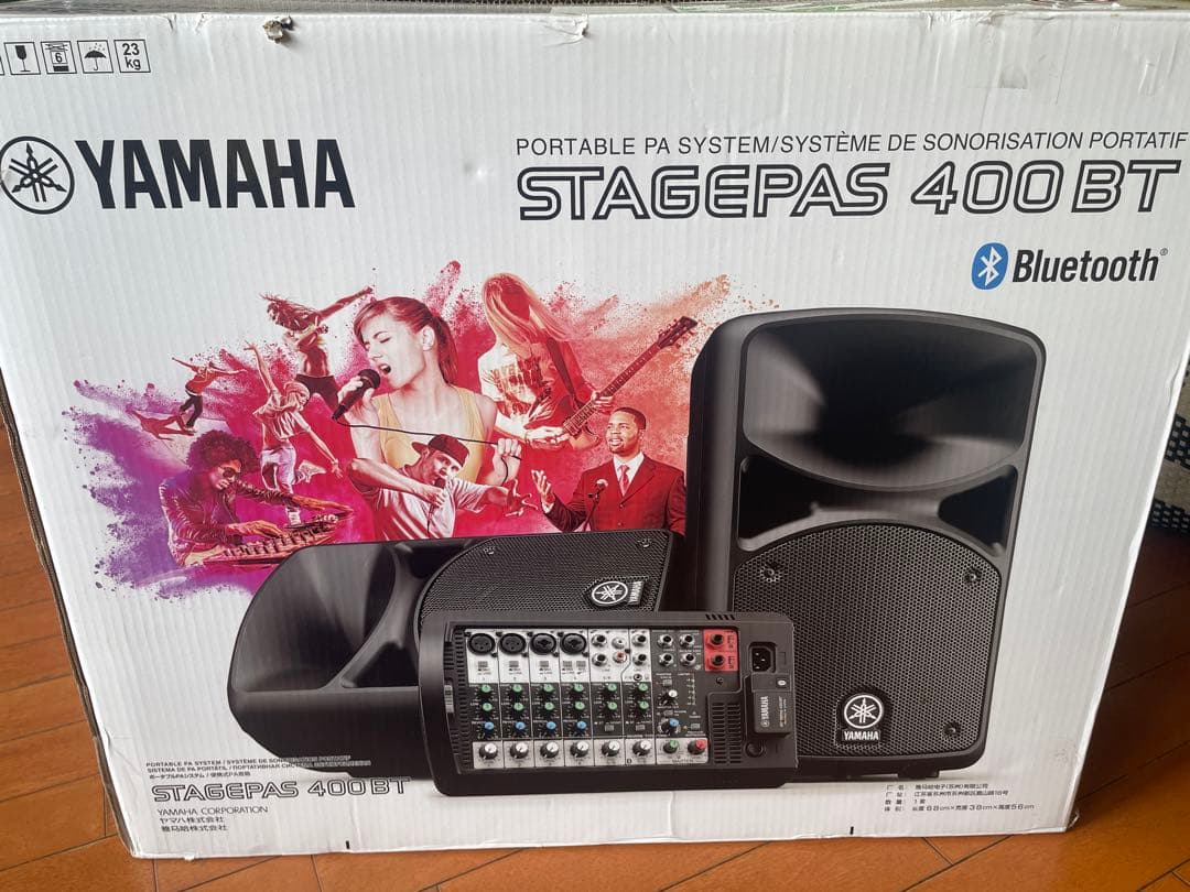 Yamaha STAGEPAS 400 BT ポータブルPAシステム