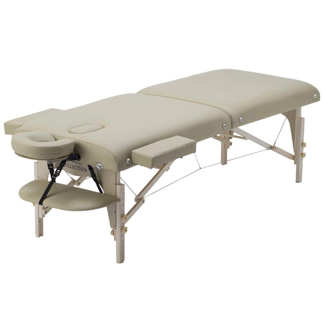 高級低反発ワイド木製折りたたみ　エステベッド006SWDX