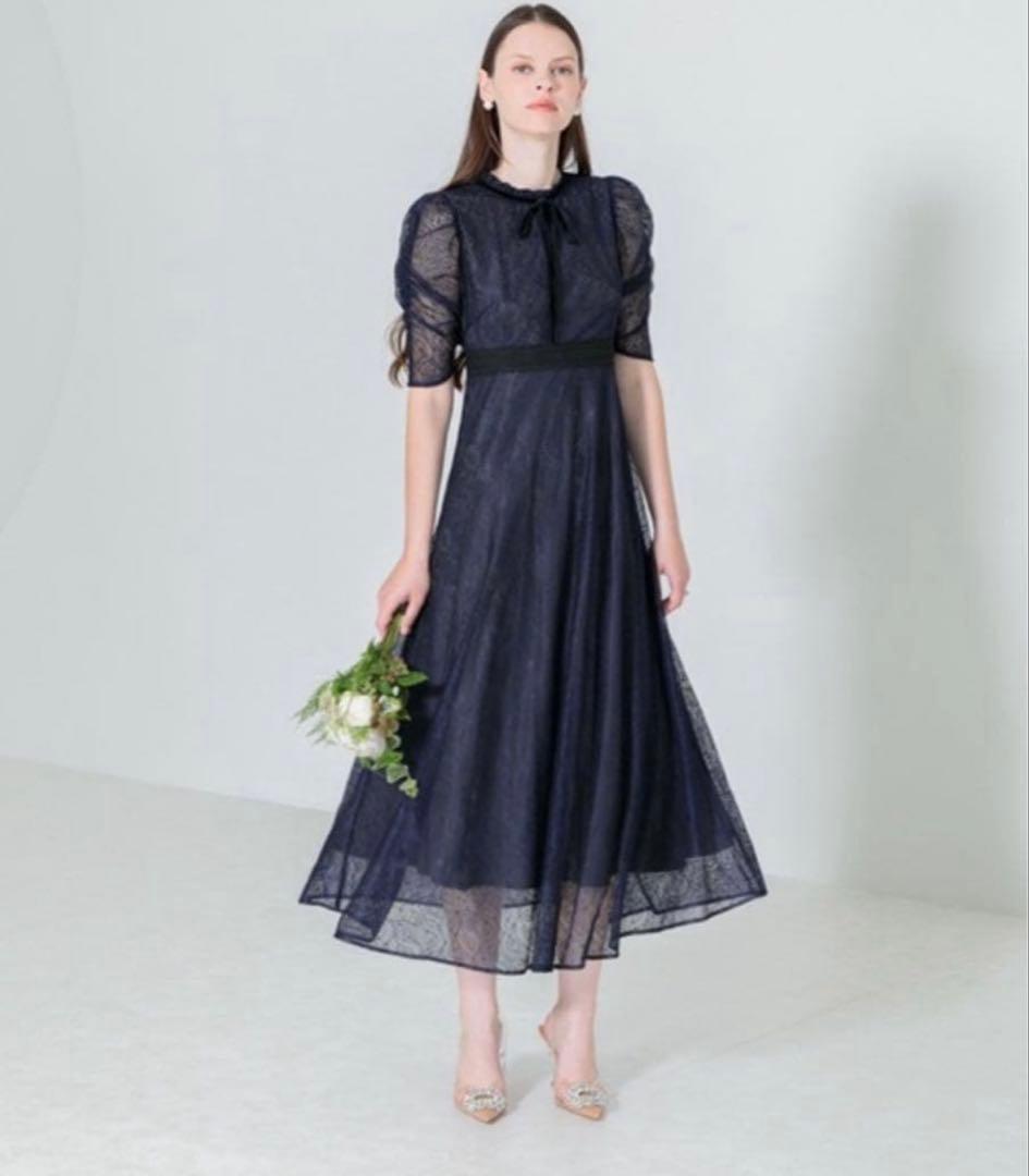 LEJA ドレス ネイビー