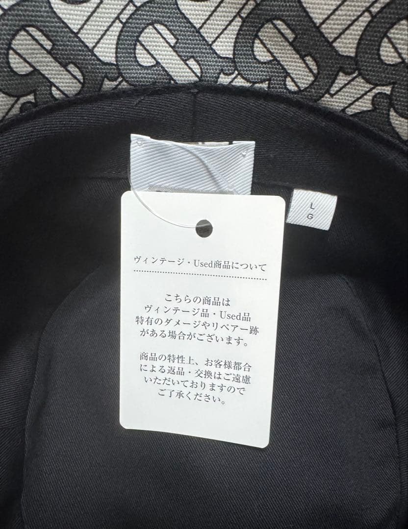 BURBERRY バーバリー バケットハット BTロゴ モノグラム