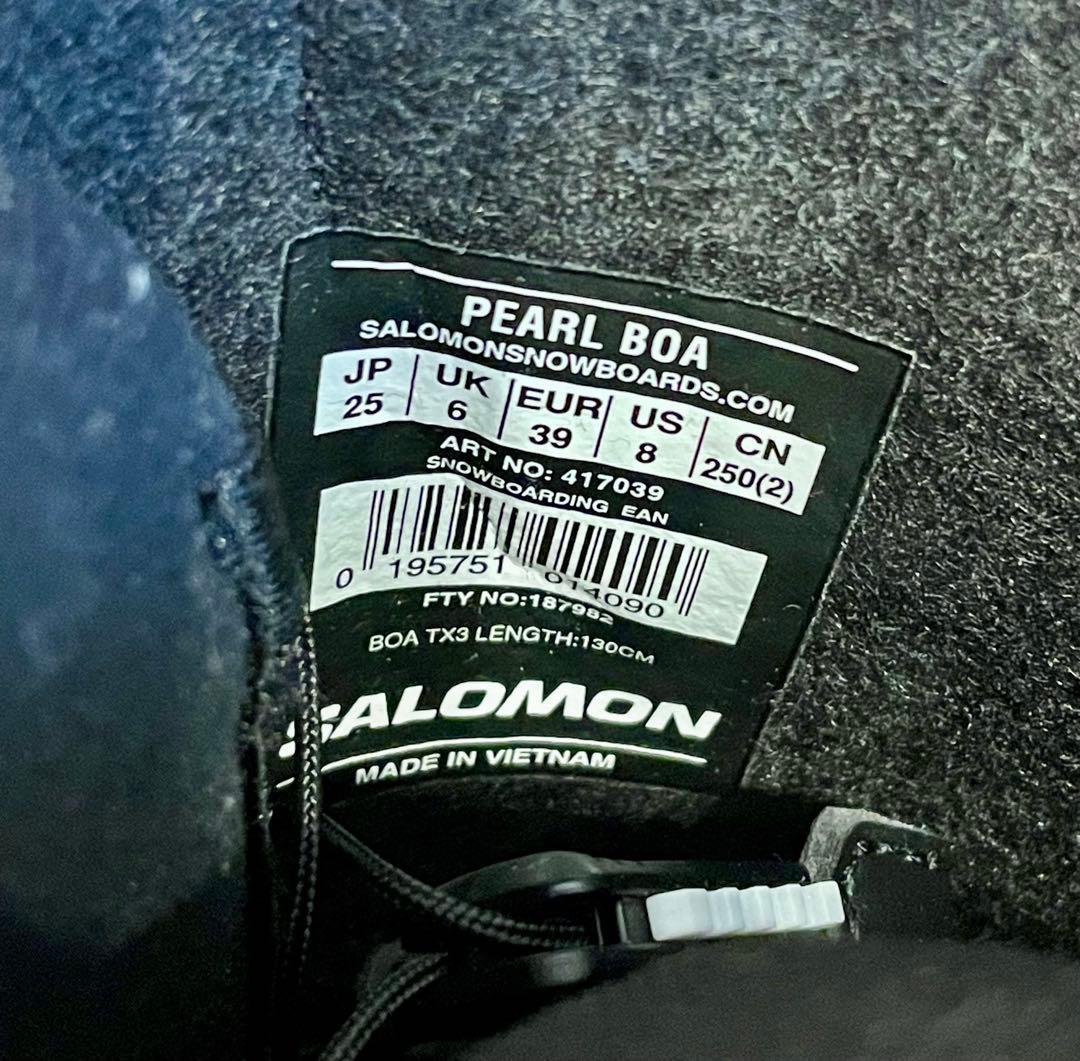サロモン　PEARL BOA パール　スノーボード　ブーツ