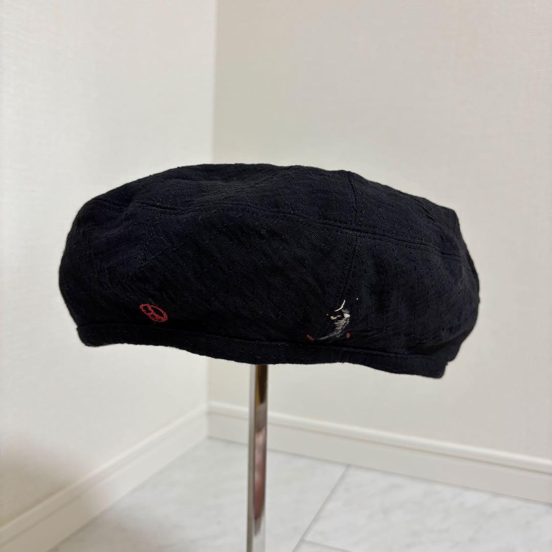 極美品✨ポータークラシック porter classic ベレー帽 刺繍カスタム