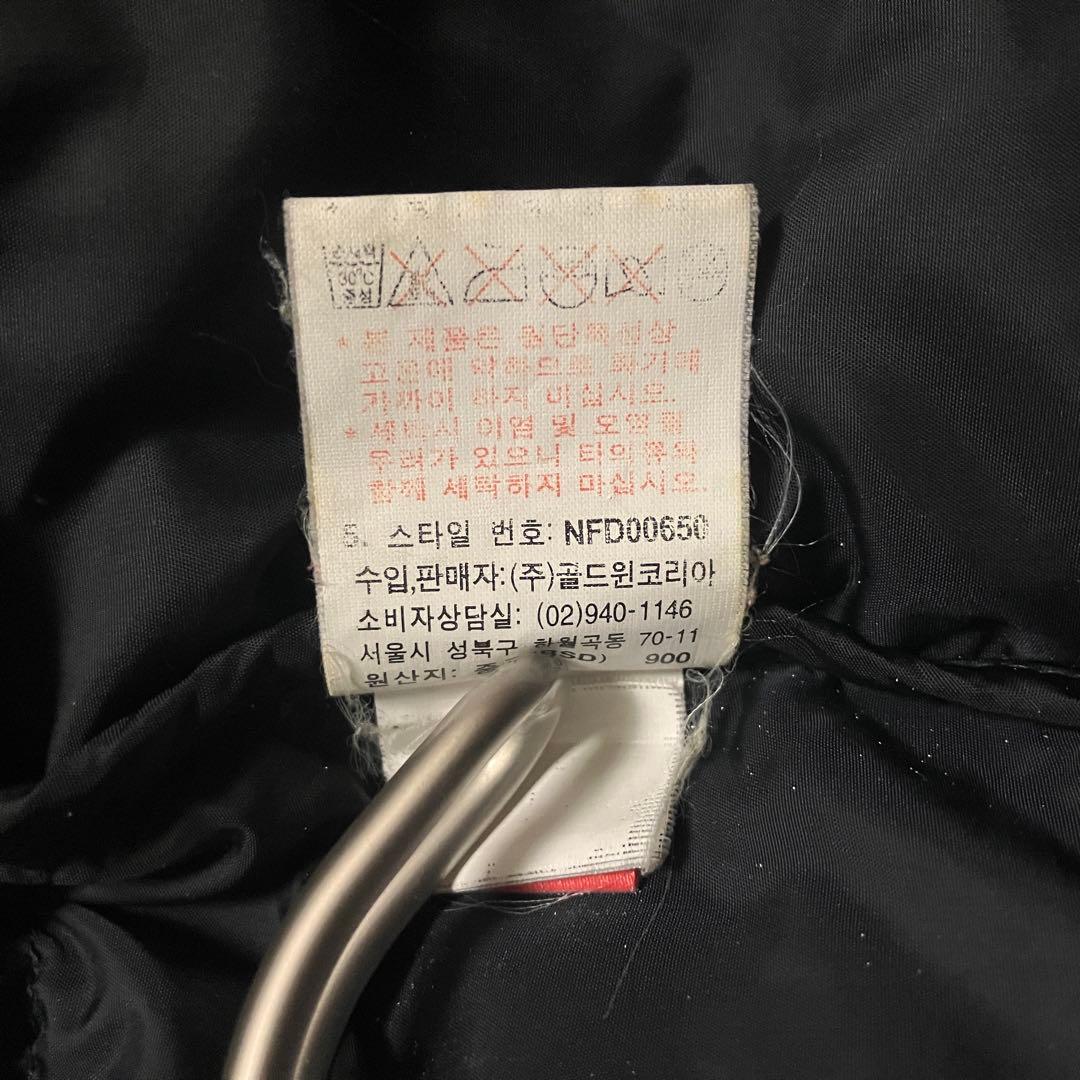 THE NORTH FACE ブラックダウンジャケット XS ヌプシ 厚手 軽量