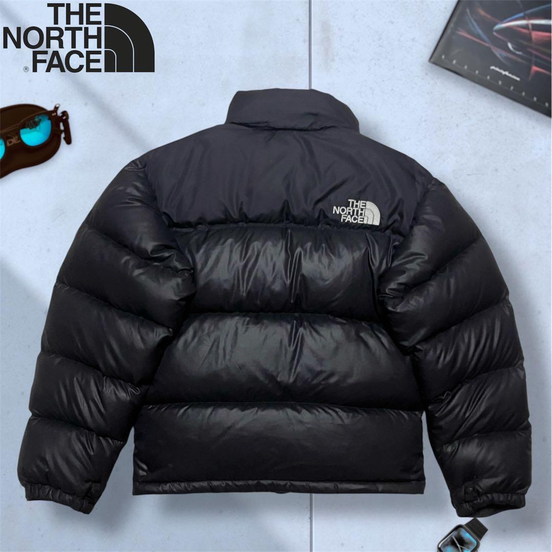 THE NORTH FACE ブラックダウンジャケット XS ヌプシ 厚手 軽量