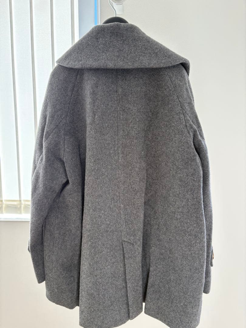 値下げ！ココディール　インペリアルモッサショートPコート　グレー