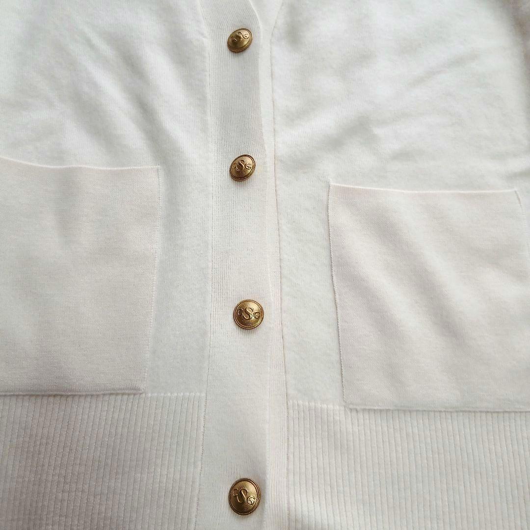 【Curensology】アッシュクウールカーディガン オフホワイト