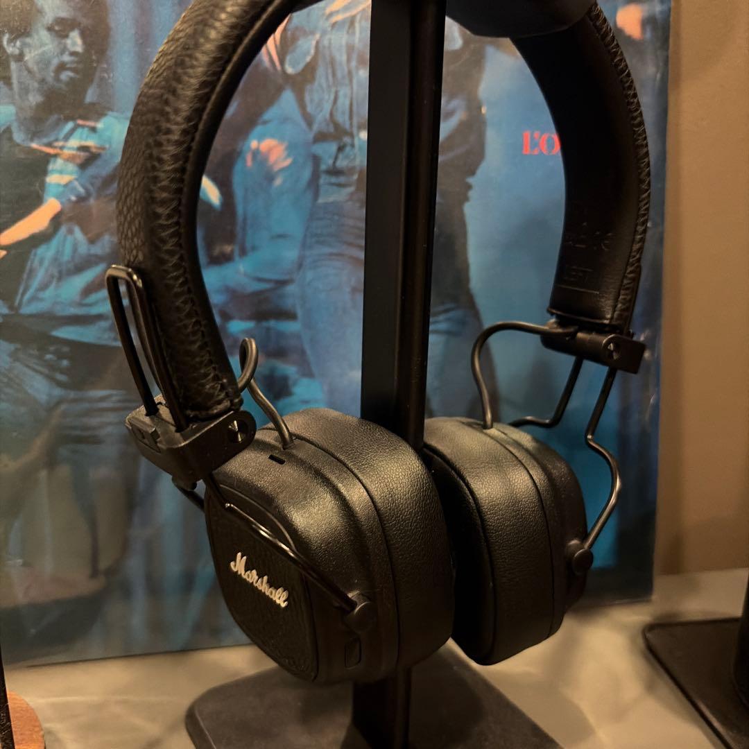 Marshall ワイヤレスヘッドホン ブラック