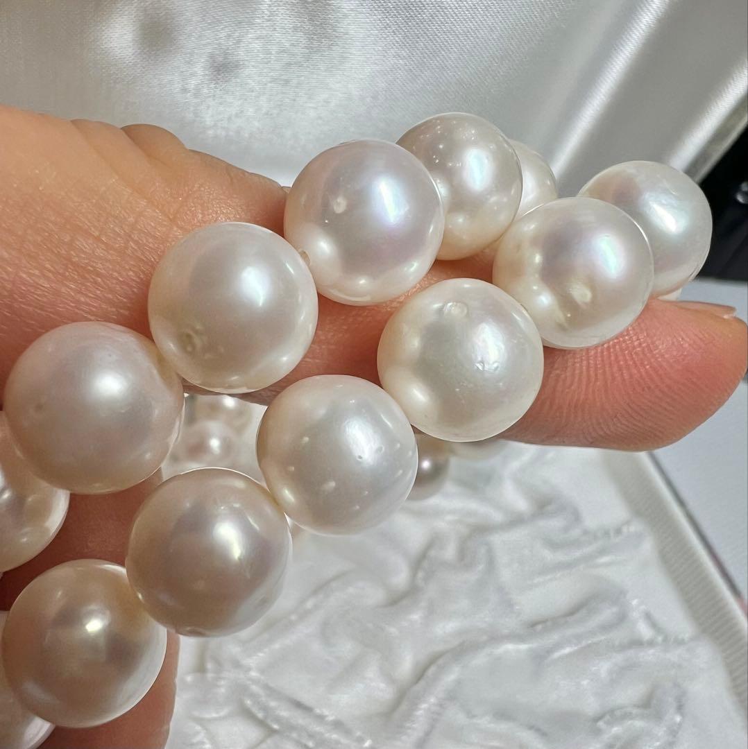A2081 本真珠 ネックレス 淡水　真珠　 パール 超大粒　14kgf