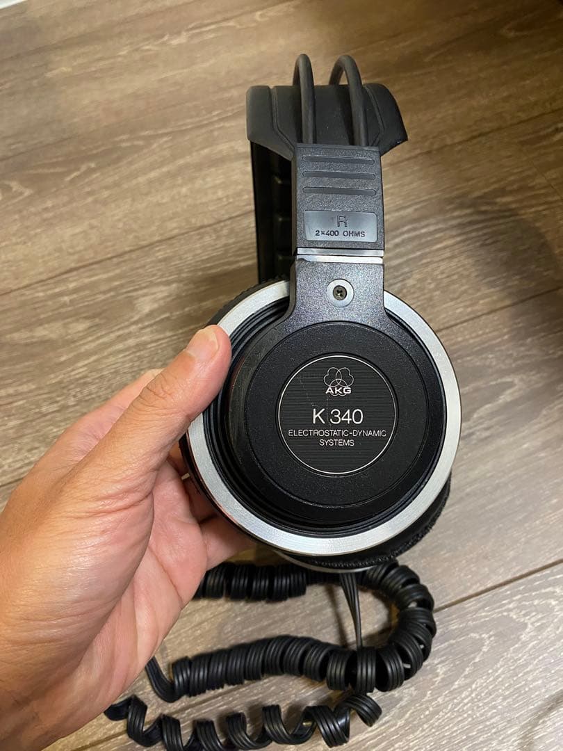 AKG K 340 有線ヘッドホン　ビンテージ　80年代