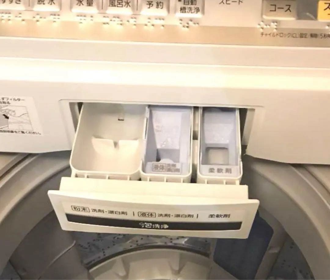 美品　Panasonic 大容量8キロ洗濯風乾燥機