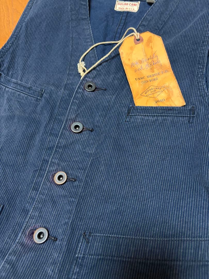 【さだはる 】MADE IN USA シュガーケーンベスト