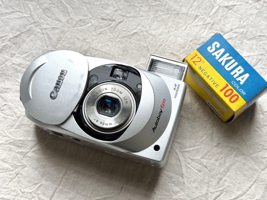 ⌘完動品！作例あり 電池付き！ Canon Autoboy EPO⌘