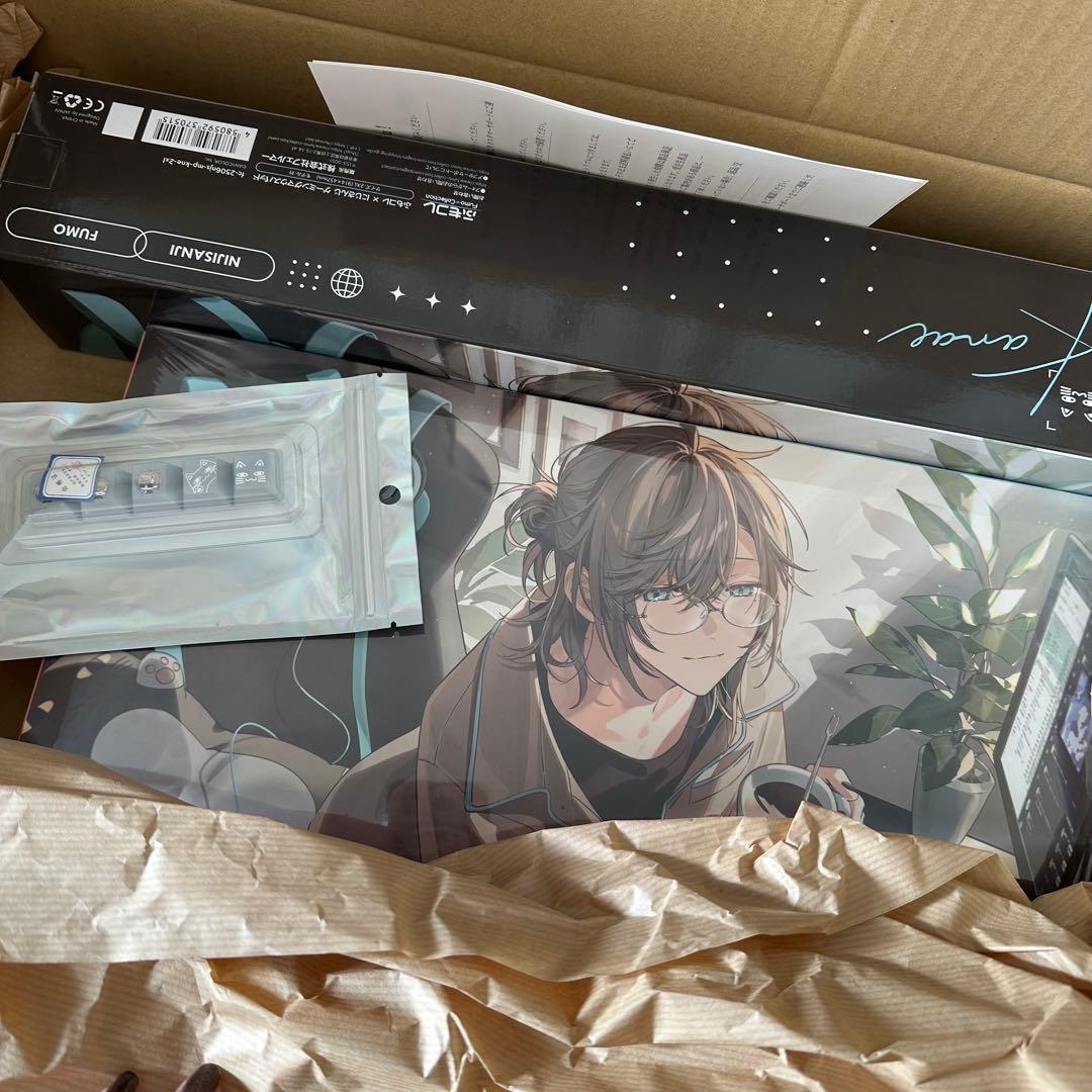 にじさんじ × ふもコレ叶 キーボード マウスパッド キーキャップセット