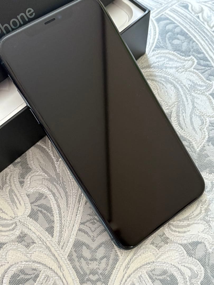 最初値下Apple iPhone 11 Pro Max ミッドナイトグリーン本体