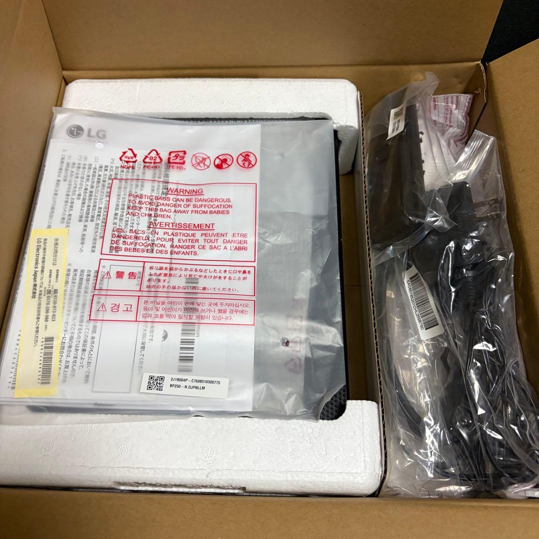 LG BP250 Blu-ray / DVDプレーヤー 2022年製