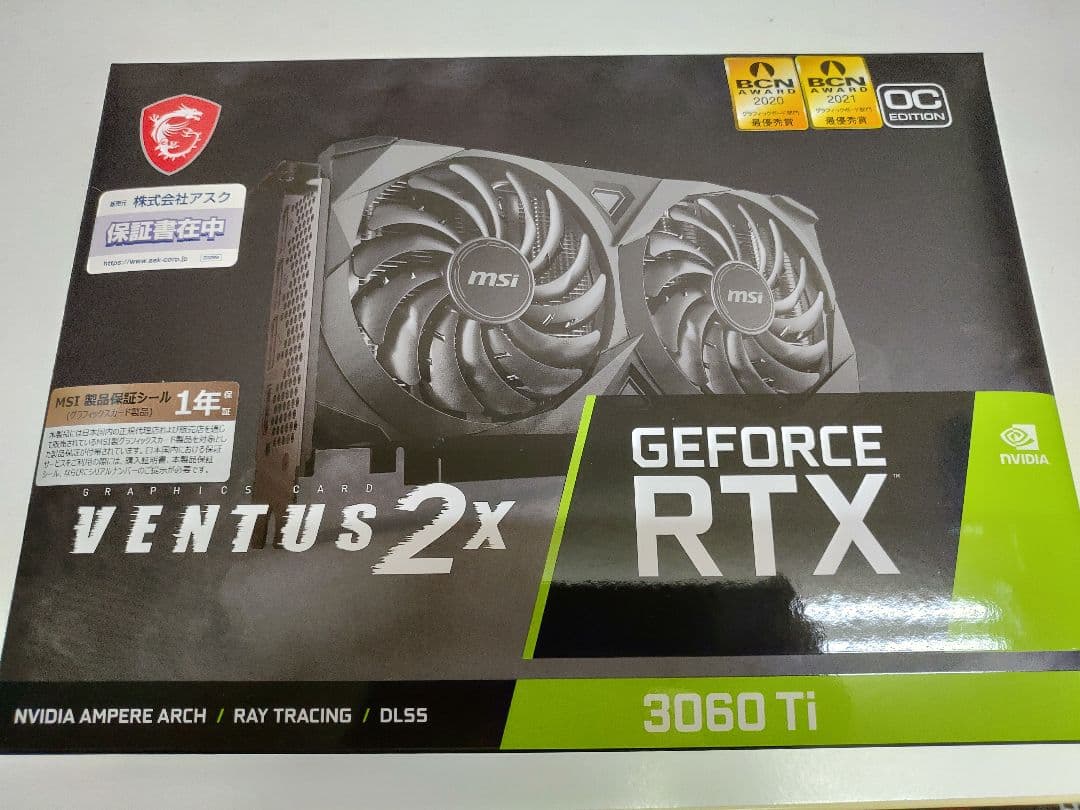 GeForce RTX 3060 Ti VENTUS 2X 8G OCV1 L…